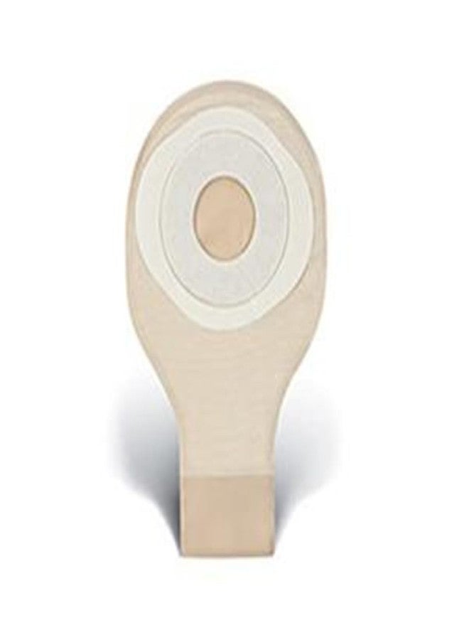 ConvaTec 022767 ActiveLife One-Piece Drainable Pouch with Pre-Cut Stomahesive Skin Barrier, Tape Collar, 12" Pouch with 1-Sided Comfort Panel, Tail Clip, Transparent, 1-1/2" Stoma Opening, Pack of 10